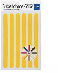 Car Boy Co Ltd Japan Banda adeziva antiderapanta, din granule abrazive, tip fasii, 6 buc, 28cm, 3+1 Gratuit Galben