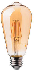 V-TAC Bec Led ST64 E27 6W CU FILAMENT 2200K MODEL EDISON (SKU-214362) - artledconcept