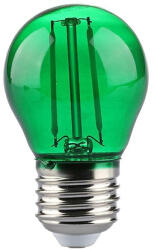 V-TAC Bec led g45 e27 2w cu filament lumina verde V-tac (SKU-217411)