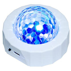 Party Mini Astro LED RGB 3x1W , Efecte colorate pentru evenimente E i iluminare dinamica (ASTRO-MOBILE)