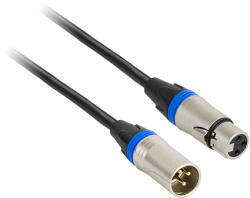 BST Cablu Profesional Xlr Tata - Xlr Mama 0.6m (18-5590) - artledconcept