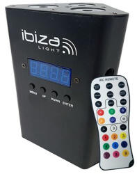 Ibiza Light Proiector led portabil rgbw 4wx3 cu acumulator 4000ma si dmx (PAR-TRUSS-BAT) - artledconcept