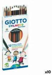 GIOTTO Creioane culori Giotto Stilnovo Skin Tones Multicolor (10 Unități)