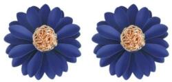 Eva Grace Cercei Daisy, tip stud, albastri, in forma de floare - Colectia Floral Paradise