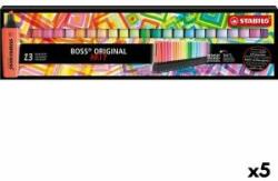 STABILO Set de Markere Fosforescente Stabilo Boss Arty Multicolor (5 Unități)