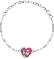 Disney Brățară romantică din argint Donald and Daisy Duck BS00023SL-5