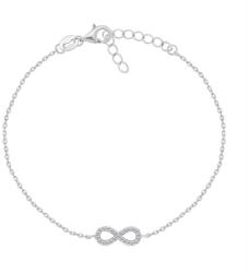 Brilio Silver Brățară fermecătoare de argint cu zirconii Infinit 13009.1