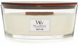 WoodWick Lumânare parfumată loď White Teak 453, 6 g