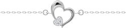 Preciosa Brățară romantică din argint pe picior Tender Heart 5359 00