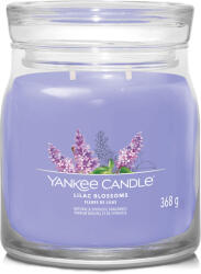 Yankee Candle Lumânare aromatică Signature sticlă medie Lilac Blossoms 368 g