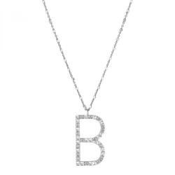 Rosato Colier din argint cu pandantiv B Cubica RZCU02 (lanț, pandantiv)