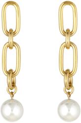 Liu Jo Fashion cercei placați cu aur cu perle LJ1733