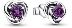 Pandora Cercei frumoși argintii cu zircon violet 292334C02
