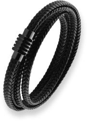 Troli Brățară modernă pentru bărbați Leather VABOB011