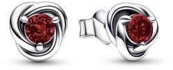 Pandora Cercei eleganți din argint cu zirconii roșii 292334C06