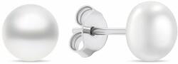 Brilio Silver Cercei fermecători din argint cu perle autentice EA585/6/7/8W 0, 7 cm
