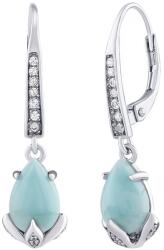 Silvego Cercei din argint Clarissa cu Larimar autentic ? i Brilliance Zirconia JJJ1267ELR