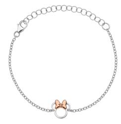 Disney Brățară frumoasă bicoloră din argint Minnie Mouse BS00027TL-55
