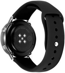 4wrist Curea din silicon pentru Samsung Galaxy Watch 6/5/4 - Negru