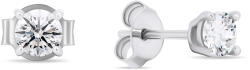 Brilio Silver Cercei din argint cu pietre transparente de zircon EA580/1/2/3/4W 0, 5 cm