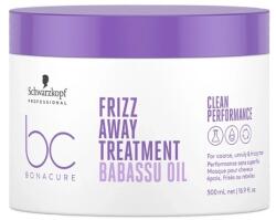 Schwarzkopf Mască hrănitoare pentru părul rebel și creț Bonacure Frizz Away (Treatment) 200 ml