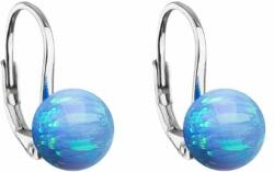 Evolution Group Csillogó ezüst fülbevalók szintetikus opállal 11246.3 blue - vivantis