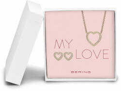 Bering Bájos aranyozott ékszerszett Arctic Symphony 437-740-Gold (nyaklánc, fülbevaló)