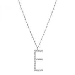 Rosato Ezüst nyaklánc medállal E betű medállal Cubica RZCU05 (lánc, medál) - vivantis