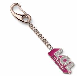 L. O. L. Surprise! Bronz lányos medál kulcstartóra kristályokkal LOL Logo L5010RGLOL