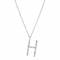 Rosato Ezüst nyaklánc H betű medállal Cubica RZCU08 (lánc, medál) - vivantis