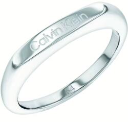 Calvin Klein Stílusos acél gyűrű Faceted 35000187 52 mm