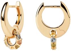 PDPAOLA Bájos aranyozott fülbevaló medálokkal RAINBOW Gold AR01-B89-U - vivantis