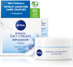 Nivea Lágyító nappali krém normál bőrre SPF 15 (Refreshing Day Cream) 50 ml - vivantis