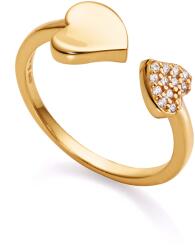 Viceroy Gyengéd aranyozott gyűrű szívvel Jewels 13125A01 52 mm