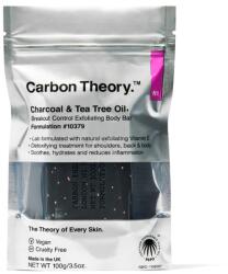 Carbon Theory Hámlasztó testszappan Charcoal & Tea Tree Oil Breakout Control (Exfoliating Body Bar) 100 g - vivantis