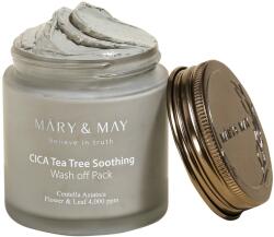 MARY & MAY Arcmaszk agyaggal CICA TeaTree Soothing Wash off Pack 125 g