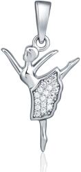 JVD Gyönyörű ezüst Balerina medál cirkónium kövekkel SVLP1073X61BI00