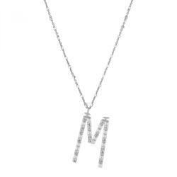 Rosato Ezüst nyaklánc M betű medállal Cubica RZCU13 (lánc, medál) - vivantis