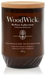 WoodWick Illatgyertya ReNew nagy üveg Cherry Blossom & Vanilla 368 g