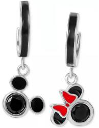 Disney Játékos ezüst karika fülbevaló Mickey és Minnie Mouse ES00075SZCL. CS
