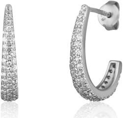 JVD Ezüst karika fülbevaló cirkónium kövekkel SVLE1810XH2BI00