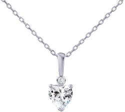 Silvego Ezüst szív nyaklánc Aris Brilliance Zirconia PRGPHP0001NW