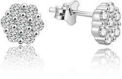 Beneto Ezüst fülbevaló virágok AGUP1189