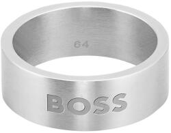 HUGO BOSS Divatos férfi acél gyűrű 1580457 64 mm