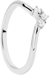 PDPAOLA Bájos ezüst gyűrű cirkónium kővel Mini Crown Essentials AN02-826 54 mm