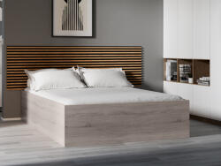  BELLA ágy 140x200 cm, szarvasgomba tölgy Ágyrács: Lamellás ágyrács, Matrac: Deluxe 10 cm matrac