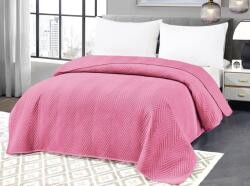  ARROW VELVET világos rózsaszín bársony ágytakaró mintával Méret: 220 x 240 cm
