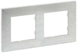 Legrand Niloé Step 2-es keret, csiszolt alumínium - 863892 (863892)