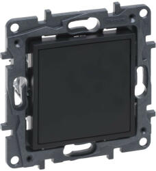 Legrand Niloé Step fekete vakfedél 863500 (863500)