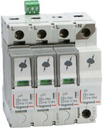 Legrand túlfeszültség-levezető T1+T2 12, 5KA 3P+N NR +SD, LEG412277 (412277)